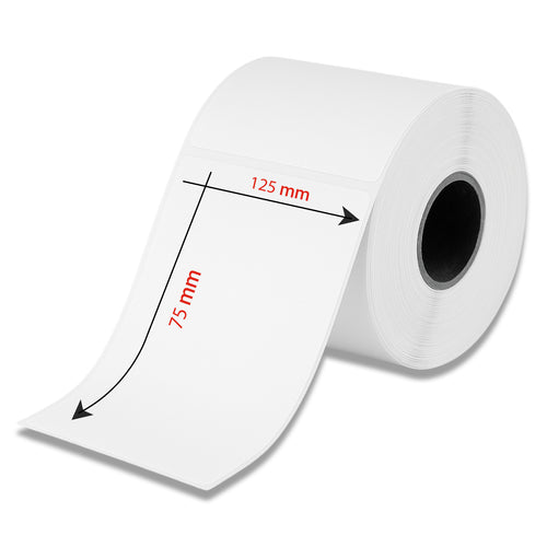 Direct Thermal Label Roll 3x5 - 75x125mm