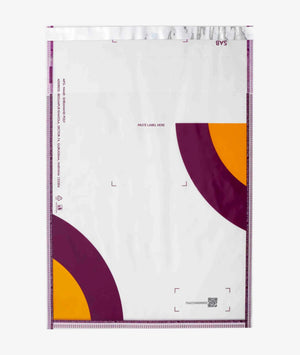 Meesho Branded Transparent Courier 12.5 x 16 inches Bags