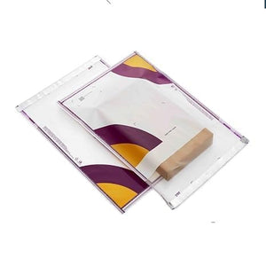 Meesho Branded Transparent Courier 10 x 12 Inches Bags