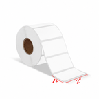 Direct Thermal Label Rolls - 2x1 (50×25 mm) | Barcode, Price & Inventory Labels for Retail & E-Commerce
