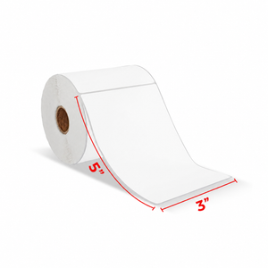 Direct Thermal Labels Rolls – 3"x5" (75x125mm) | Shipping Labels for E-Commerce