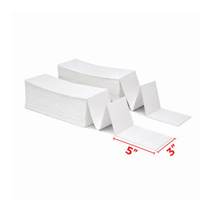 Direct Zigzag Thermal Label - (3X5 mm) | Barcode, Price & Inventory Labels for Retail & E-Commerce
