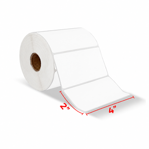 Direct Thermal Label Rolls 4x2 – (100×50) mm | Shipping, Barcode & Product Labels for E-Commerce & Retail