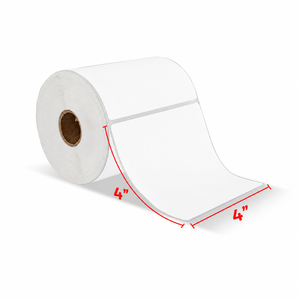 Direct Thermal Label Rolls 4x4 – (100×100) mm | Shipping, Barcode & Product Labels for E-Commerce & Retail