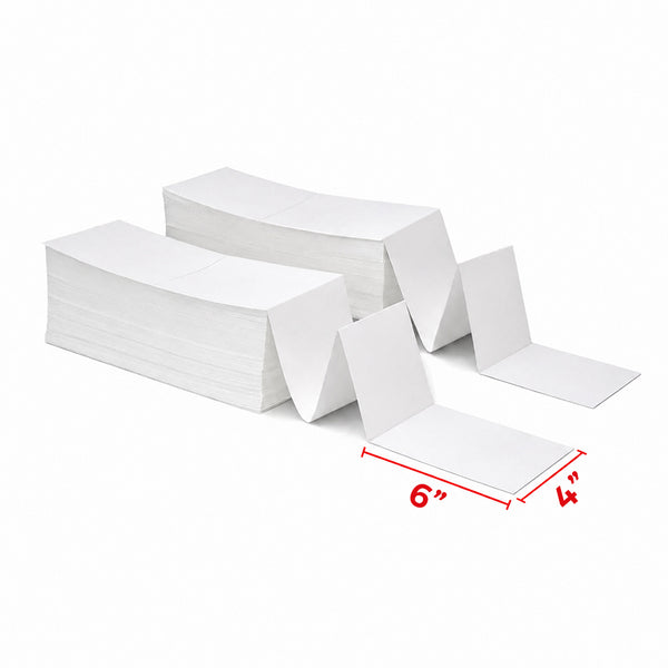 Direct Zigzag Thermal Label - 100x150 (4x6 mm) | Barcode, Price & Inventory Labels for Retail & E-Commerce