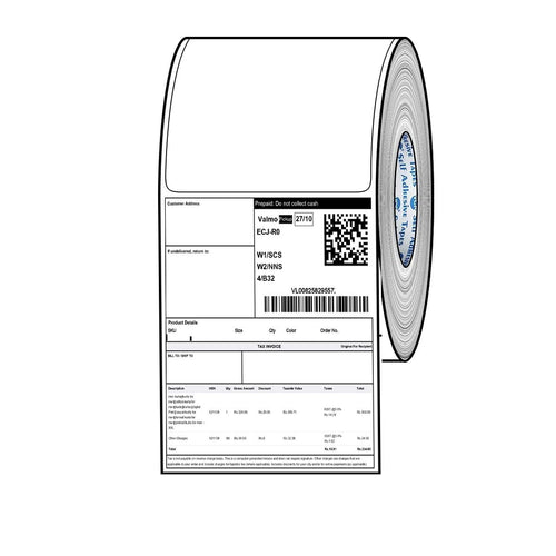 Direct Thermal Label Rolls 4x4 – (100×100) mm | Shipping, Barcode & Product Labels for E-Commerce & Retail