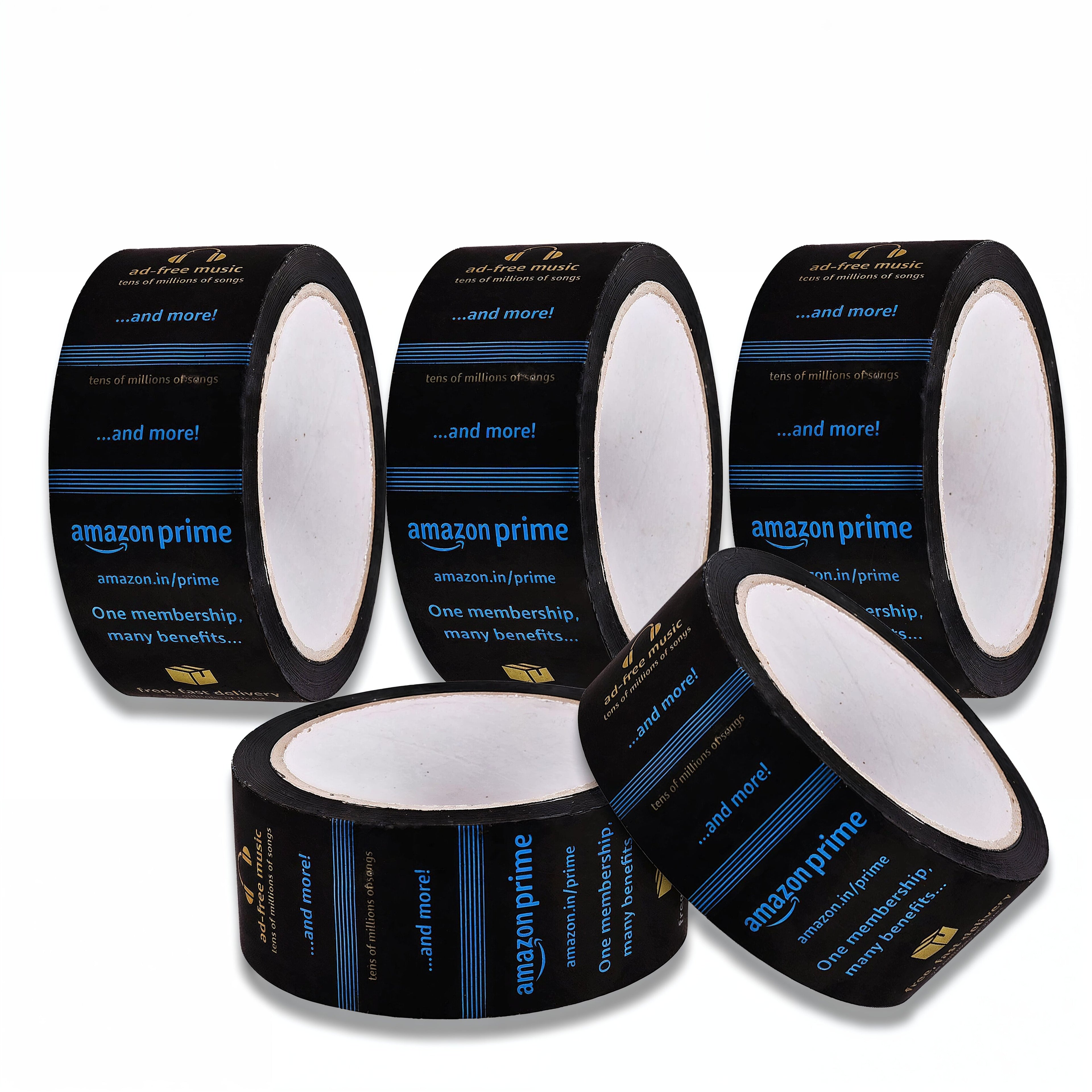 Amazon Prime Printed Packing Tape – 3 Inch Width - 80 MTR