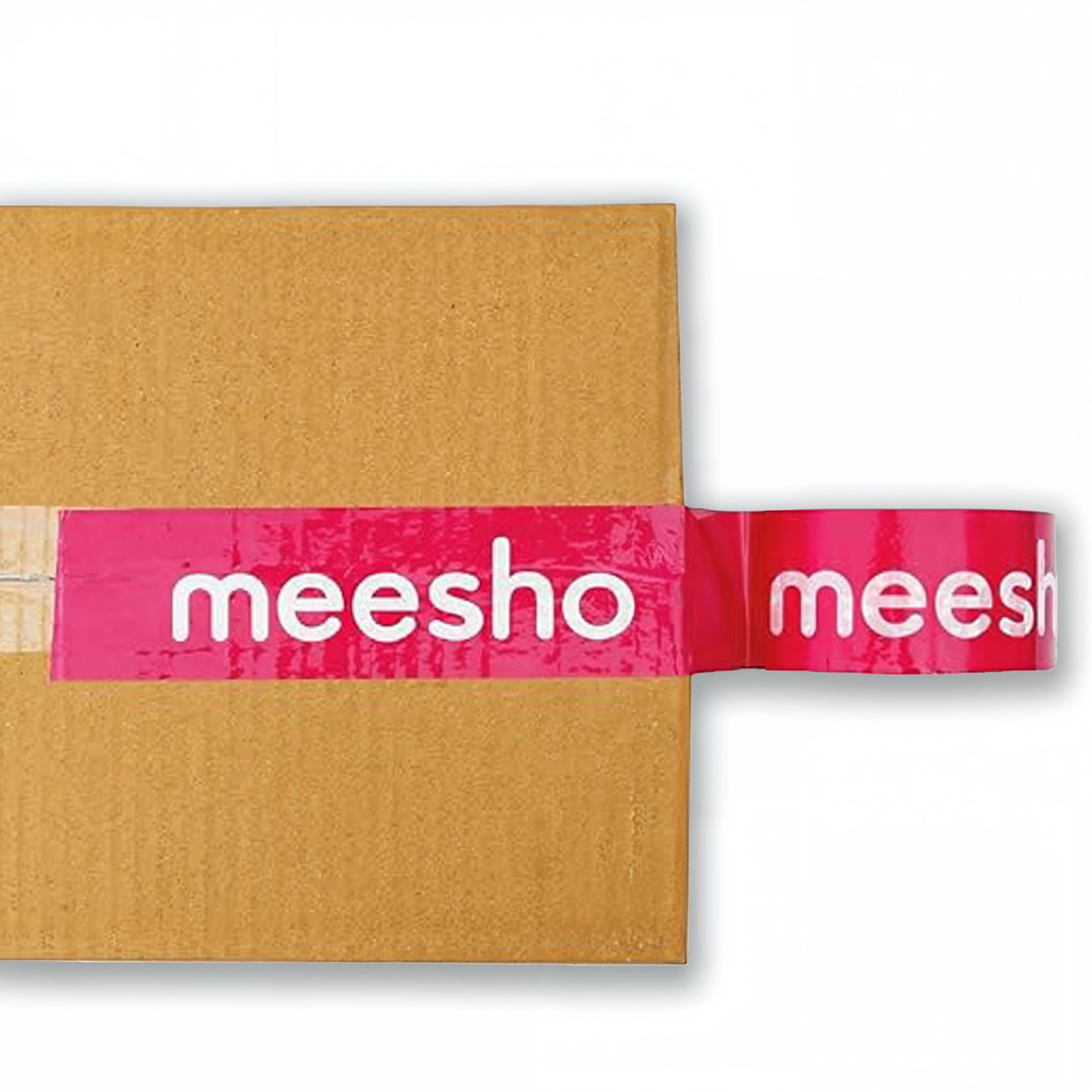 Meesho Branded Packaging Tape – 2 Inch Wide - 80 MTR