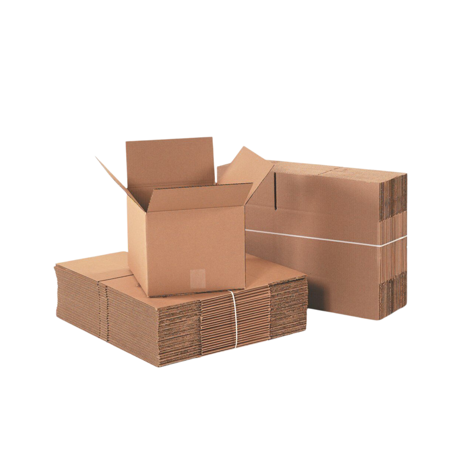 Corrugated Brown Packing Boxes – Durable Shipping & Packaging Cartons (Multiple Sizes)