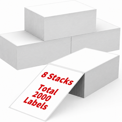 Direct Zigzag Thermal Label - 100x150 (4x6 mm) | Barcode, Price & Inventory Labels for Retail & E-Commerce